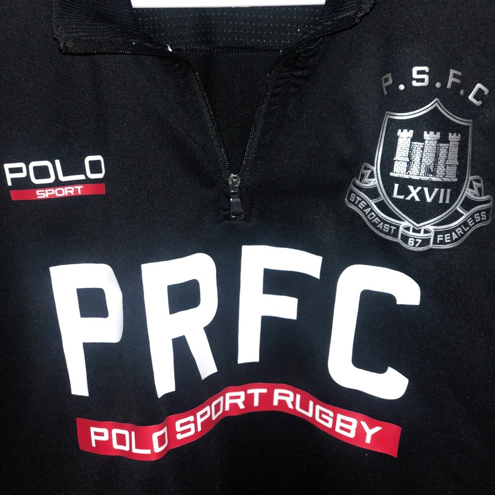 Ralph Lauren polo sport rugby Rlx zip up long sleeve Large